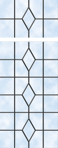 Queen-Caroline Queen Caroline Lead Design on window