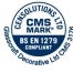 CMS 1279 Compliance standard held by Glasscraft