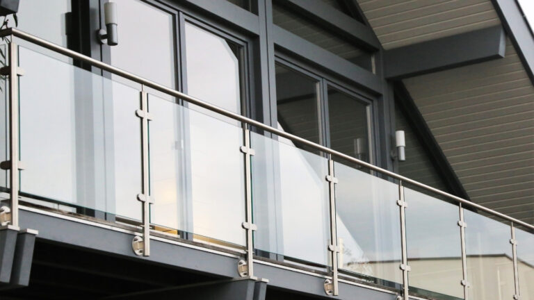 Balustrade glass from Glasscraft