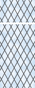 Diamond Lead Diamond lead design on window