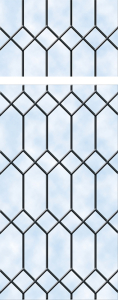 Windsor Windsor lead design on window